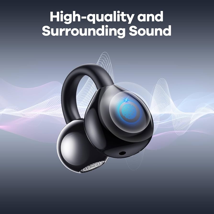 Echogrip™ M100 ENC Ear Clip Earphones – Style, Sound, and Smart Control