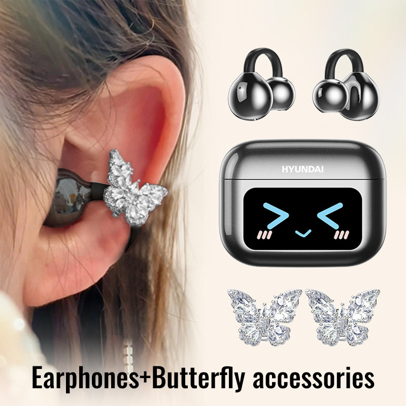 Echogrip™ M100 ENC Ear Clip Earphones – Style, Sound, and Smart Control
