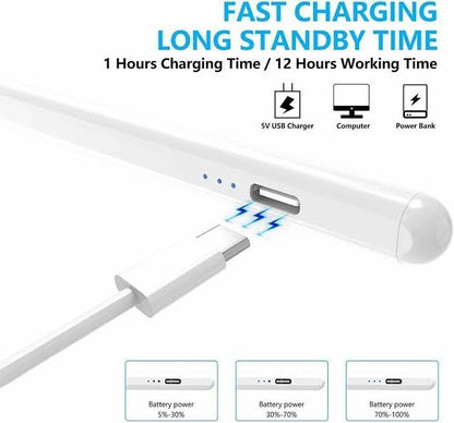 Stylus Pen for Ipad,Fast Charge,With Palm Rejection Tilt Sensitivity