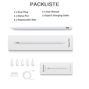 Stylus Pen for Ipad,Fast Charge,With Palm Rejection Tilt Sensitivity