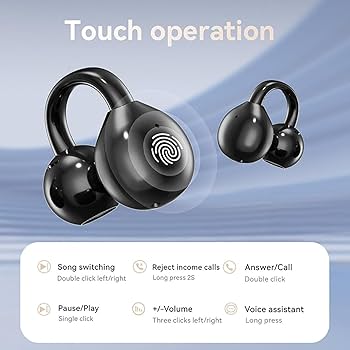 Echogrip™ M100 ENC Ear Clip Earphones – Style, Sound, and Smart Control