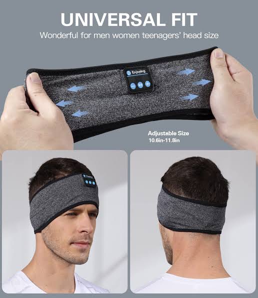 Enjoying Wireless Bluetooth Sleep Headband – Sleep, Sweat, and Stream in Total Comfort